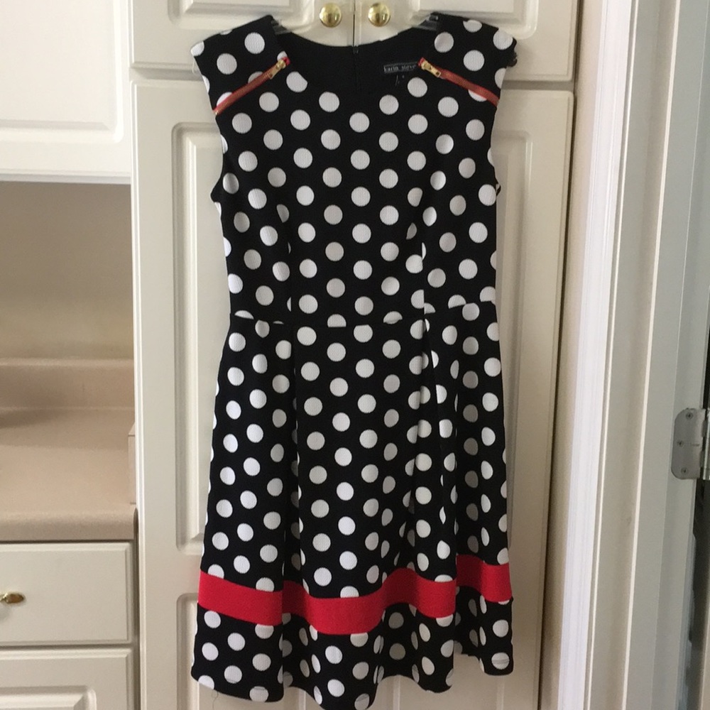 Polka dot Karin Stevens dress size 6
